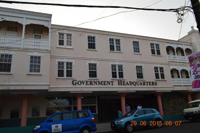 Overview of the St.Kitts Government Building